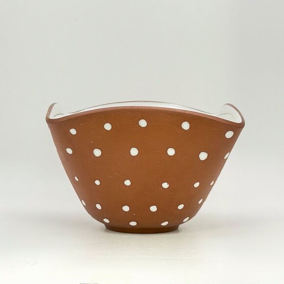 Other - Vintage Graveren Norsk Norway Pottery Bowl Mid Century Modernist Polka Dot 1960s